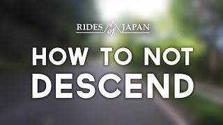 How to NOT descend on a road bike (Crash)