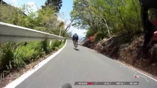 Road Bike GoPro video with Garmin GPS overlay...