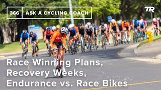 Race Winning Plans, Recovery Weeks, Endurance...