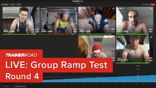 LIVE: TrainerRoad Group Ramp Test – Round 4