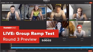 LIVE: TrainerRoad Group Ramp Test – Round 3...