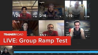 LIVE: TrainerRoad Group Ramp Test – Round 2