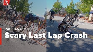 Scary Last Lap Crash