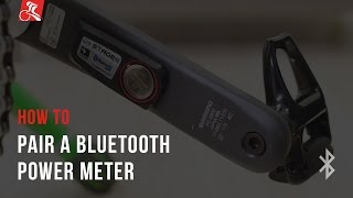 How To: Pair a Bluetooth Power Meter