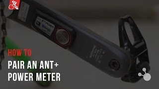How To: Pair an ANT+ Power Meter