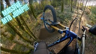 Building and Riding a MONSTER Bike Jump