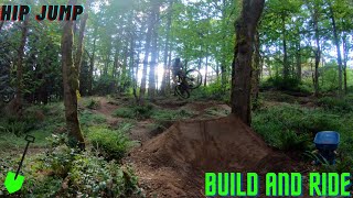 Building and Riding an INSANE MTB Hip Jump at...