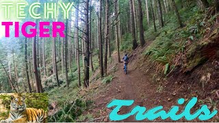 Riding Techy Trails at Tiger Mountain Bike Park