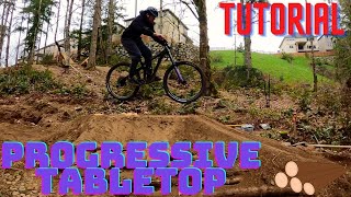 How to Build a progressive MTB Tabletop jump...