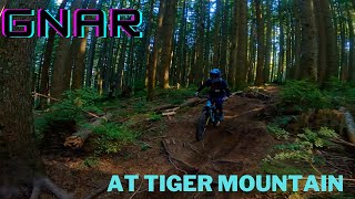 Riding Techy Trails at Tiger Mountain Bike Park
