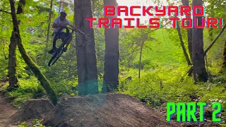 A Tour of My Backyard Bike Park - Part 2