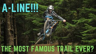 A-Line full trail-Whistler Bike Park