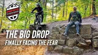 Finally facing the fear of the big drop at...