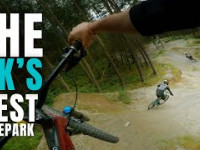 RIDING HUGE DOWNHILL AND FREERIDE MTB JUMPS