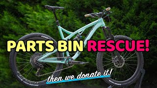 This MTB was in pieces! We made it whole, then...