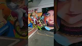 Hop Slinger in front of some sick...