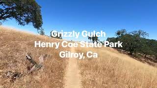 Grizzly Gulch Trail. Henry Coe State Park