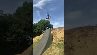 Backflip no-hands! ..#mtb #riding #biking...