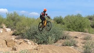 My progression on learning how to jump on MTB