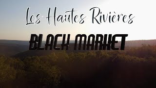 Les Hautes Rivieres - black and blue trails