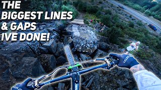 HITTING 9 OF THE BIGGEST FREERIDE LINES IN...