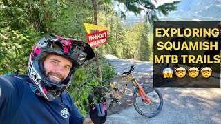 RIDING GNARLY MTB SINGLETRACK IN SQUAMISH!!! 