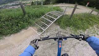 Some of the old World Cup track at Schladming