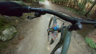 Crank it Up jump progression, Whistler bike park