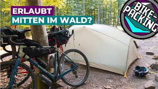 Bikepacking legal im Wald schlafen | MTBTravelGirl