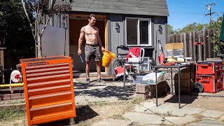 Transforming my shed from a DISASTER ZONE into...