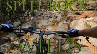 Mountain biking tough tech at Split Rock Wilds...