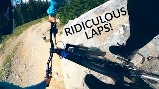 WHISTLER BIKE PARK TRAILS! POV RUNS 2022