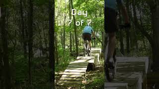 Riding my Backyard trail 7 days in a row. #mtb...