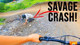 THIS ROWDY GUY CRASHED ON VINK LINE!! & I...