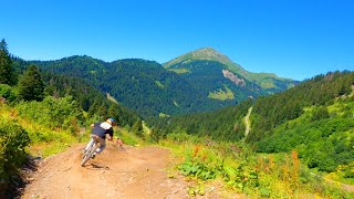 OUR FIRST DAY AT CHATEL BIKEPARK - ALPS...
