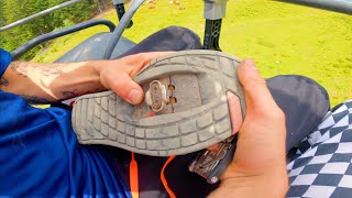 OUR FIRST DAY RIDING MORZINE - He snapped his...