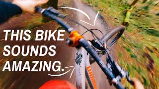 TRYING TO MAKE MOUNTAIN BIKE ASMR... FOREST OF...