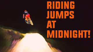 RIDING FREERIDE TRAILS AT NIGHT!  100% the...