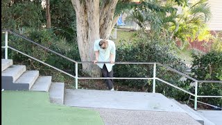 Juzzy Carter VS Huge kink rail Behind The...