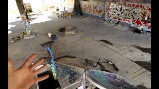 EXPLORING A HAUNTED D.I.Y SKATEPARK