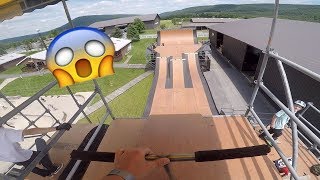SAUNDEZY RIDES A MEGA RAMP
