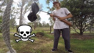 SAUNDEZY SHOOTS A GUN !!