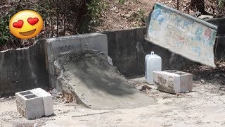 BUILDING A D.I.Y SKATEPARK PART 2