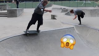 RANDOM SKATER DAD KILLS IT!!