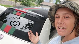 MY NEW GUCCI CAR..