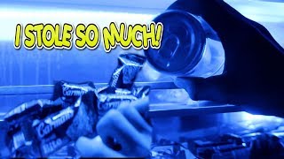 STEALING FOOD FROM A PLANE!