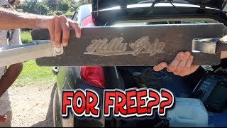 HE GAVE AWAY HIS SCOOTER DECK FOR FREE