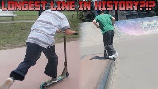 WORLDS LONGEST LINE ON A SCOOTER!!
