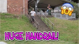 DANGEROUS 15 STAIR HAND RAIL