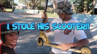 STEALING RYAN WILLIAMS SCOOTER!?!